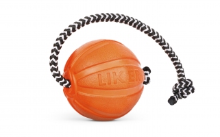 Liker Cord 5 - м'ячик зі шнуром для цуценят та собак дрібних порід 3см/30см