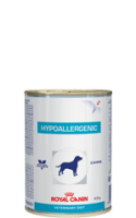 Royal Canin HYPOALLERGENIC cans - лечебный корм для собак при пищевой аллергии или непереносим, 400g