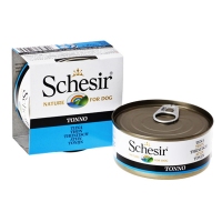 Schesir Tuna консервы для собак с тунцом и рисом, банка, 150 г