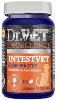 Dr. Vet INTESTVET (40таб/40г) вітамінно-мінеральна добавка для  собак та котів(1 шт)