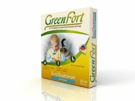 GreenFort Біошийник від бліх для котів 35см