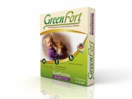 GreenFort Біокаплі від бліх для собак 10-25кг 3х1, 5мл (1 шт)