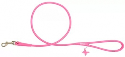 Collar Glamour повідець круглий рожевий 13мм/122см
