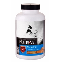 Nutri-Vet Multi-Vite комплекс вітамінів та мінералів для собак, жувальні таблетки 60 таб