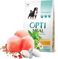 OptiMeal сухой корм для собак больших пород с курицей 4кг