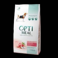 OptiMeal сухий корм для собак середніх порід з індичкою 12кг