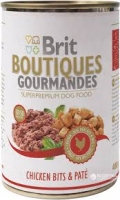 Brit Boutiques Gourmandes шматочки курки у паштеті для собак 400г