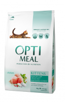 OptiMeal сухой корм для котят с курицей 4кг