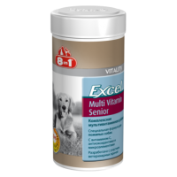 8in1 Excel MultiVtamin Senior Мультивітаміни для літніх собак 70 шт