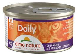 Almo Nature Dailly консервований корм мус із кроликом для котів 85gr