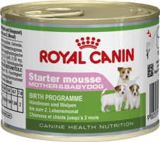 Royal Canin STARTER MOUSSE влажный корм для щенков и сук при беременности и лактации 195g