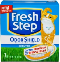 Fresh Step Odor Shield ароматизированный комкующийся наполнитель 3,17kg