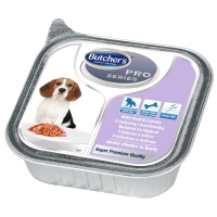 Butcher's Pro Series Консервований корм для собак шматочки телятини та моркви 150г