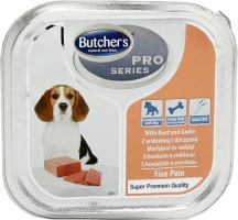 Butcher's Pro Series Консервований корм для собак з ягнятком та яловичиною 150г