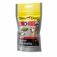Gimdog Nutri Pockets ласощі Brilliant для собк для чищення зубів 45г