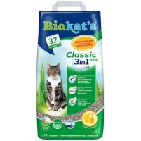 Biokat's Classic 3in1 Fresh комкующийся наполнитель для кошачьего туалета 10L