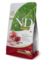 Farmina N&D Cat Grain Free Prime Chicken&Pomegranat  Neutered Adult Беззерновой сухой корм 300g