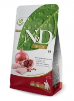 Farmina N&D Cat Grain Free chicken&pomegranate kitten 300g