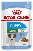 Royal Canin Mini Junior Gravy влажный корм для щенков мини собак в соусе 85g 