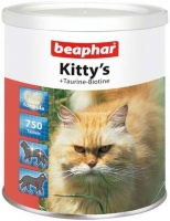 Beaphar Kitty's Вітаміни для котів з таурином та біотином 750шт