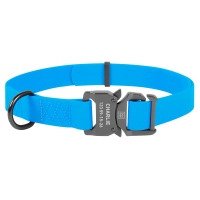 Collar WAUDOG Waterproof нашийник водостійкий, пряжка-фастекс, (ш - 15мм, дл - 20-40мм), блакитний