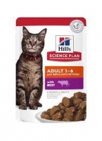 Hill's Adult Cat wish Beef 85g пауч