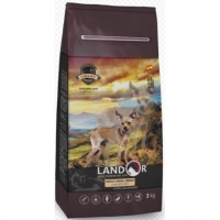 Landor Dogs Adult Small Bred Lamb&Rice, корм для дорослих дрібних собак, ягня та рис, 1кг