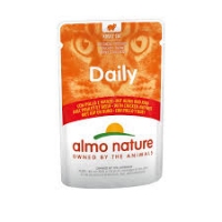 Almo Nature Dailly Cat паучс з куркою та яловичиною для котів, 70g