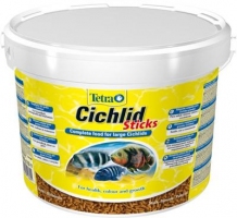 Tetra Cichlid 10 L/2900g, повноцінний корм у стиках для цихлід
