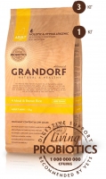 Grandorf 4 Meat&Brown Rice Adult Mini 4 м'яса з пробіотиками для міні порід 27/15 1kg