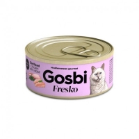 Gosbi Fresko Cat Sterillized, влажный корм для  стерильных котов, курица и кролик, 70g