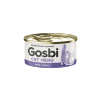 Gosbi Cat Menu, влажный корм для взрослых котов, индейка и курица, 85g