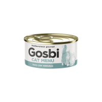 Gosbi Cat Menu, вологий корм для дорослих котів, індичка та овочі, 85g