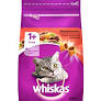 Whiskas повноцінний сухий корм для котів яловичина 1кг.