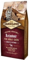 Carnilove Raindeer Energy&Outdoor беззерновий корм для кішок з північним оленем 6kg