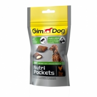 Gimdog Nutri Pockets з куркою та біотином 45г