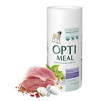 OptiMeal сухий корм для собак дрібних порід з качкою 650г