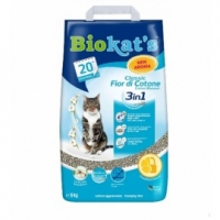 Biokat's Fior Classic 3 in1 комкующийся наполнитель для кошачьего туалета 5кг