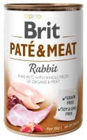 Brit Pate& Meat Dog з кроликом 400 g