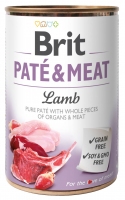 Brit Pate& Meat Dog з ягнятком 400 g