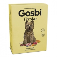 Gosbi Fresko Dog Light Adult, повнораційний вологий корм для собак, конина та індичка, 375g