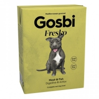 Gosbi Fresko Dog Adult Meat&Fish, повнораційний вологий корм для собак, м'ясо та риба, 375g