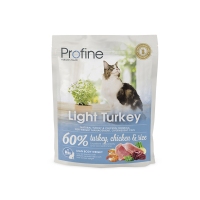 ProFine LIGHT натуральне м'ясо індички та рис для котів та кішок з надмірною вагою 300g