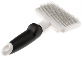 Ferplast, Premium Slicker Brush, щітка-пуходірка самоочисна для котів і собак, GRO 5768