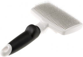 Ferplast, Premium Slicker Brush, щітка-пуходерка самоочисна для котів і собак, GRO 5769