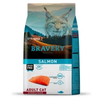 Bravery корм сухий для котів з лососем 7кг