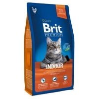 Brit Premium Cat Indoor Сухой корм для взрослых кошек живущих дома с курицей 8 kg