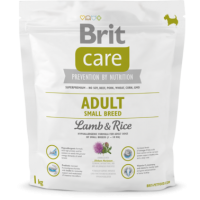 Brit Care Dog Adult Small Breed Lamb&Rice Сухой корм для взрослых собак мелких пород 1kg