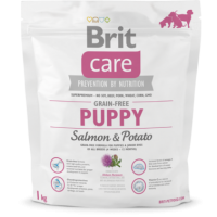 Brit Care Dog GF Puppy Salmon&Potato Сухой корм для щенков и молодых собак 1kg 