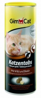 Gimpet Katzentabs вітаміни з біотином та дичиною 50шт